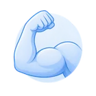 Icono de masa muscular
